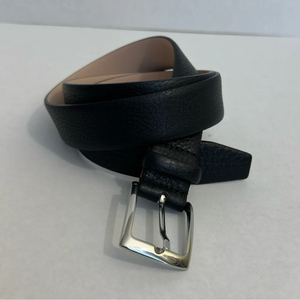 Massimo Dutti | Men’s Genuine Leather Belt | Size 95 (38”) | Made in Spain